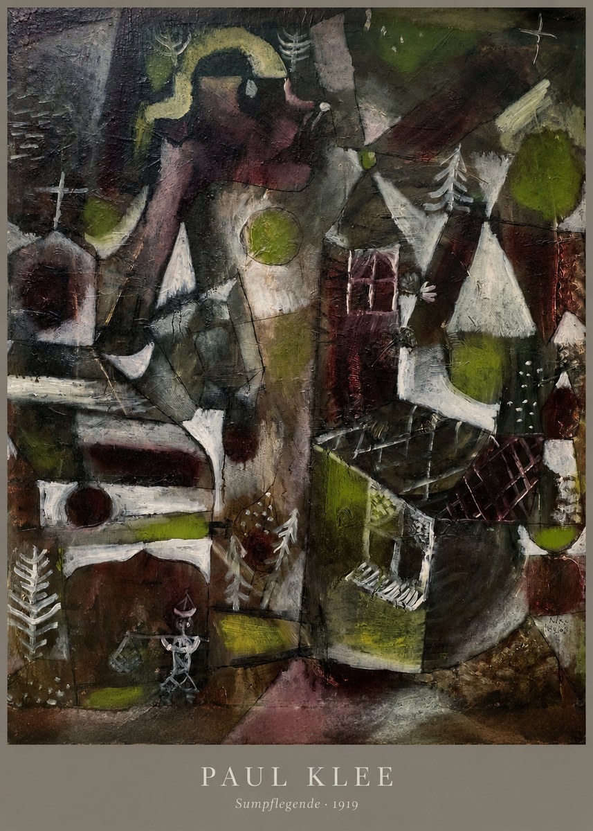 Paul Klee Sumpflegende I No6 - Plakát
