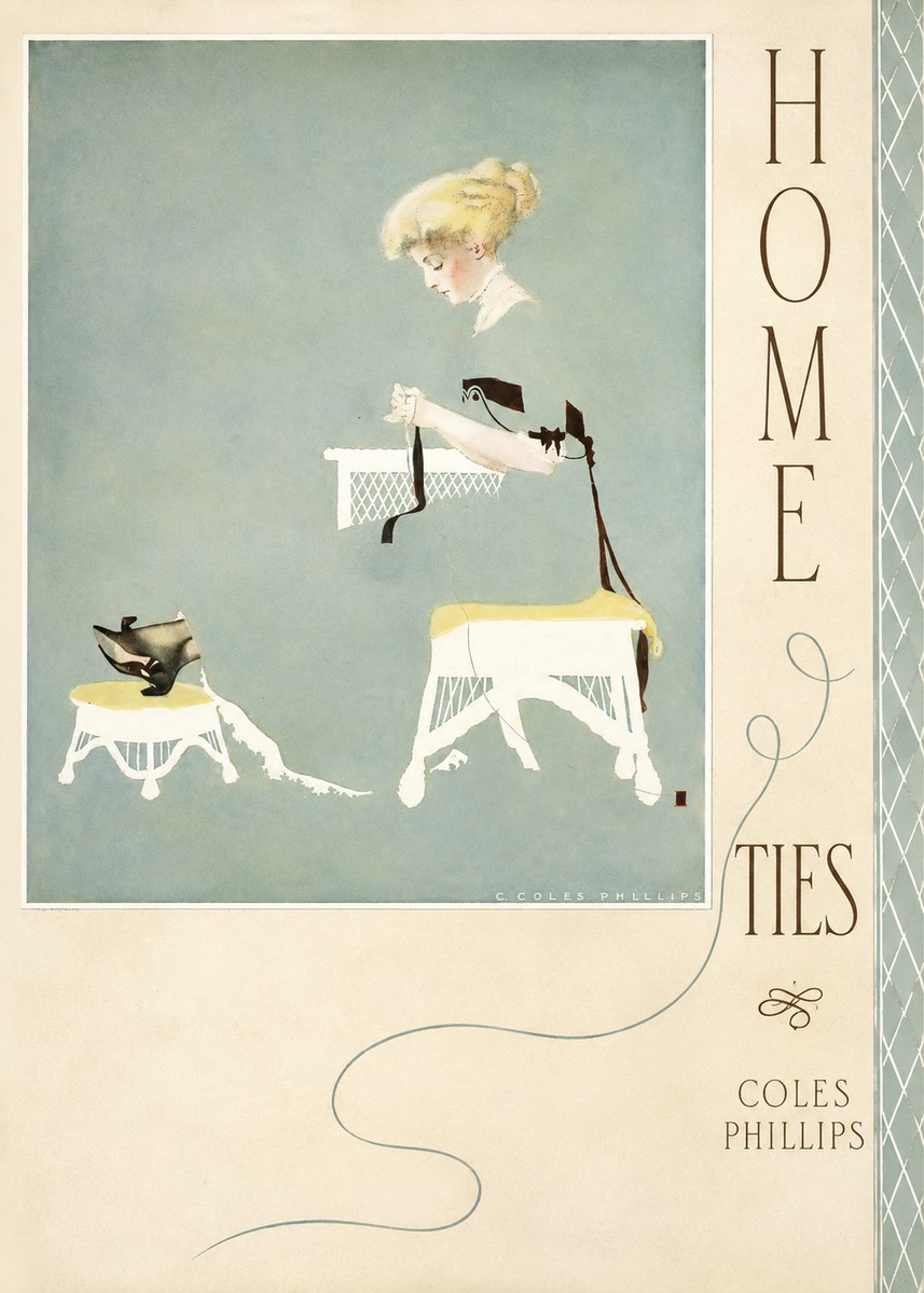 Coles Phillips Home Ties No4 - Plakát