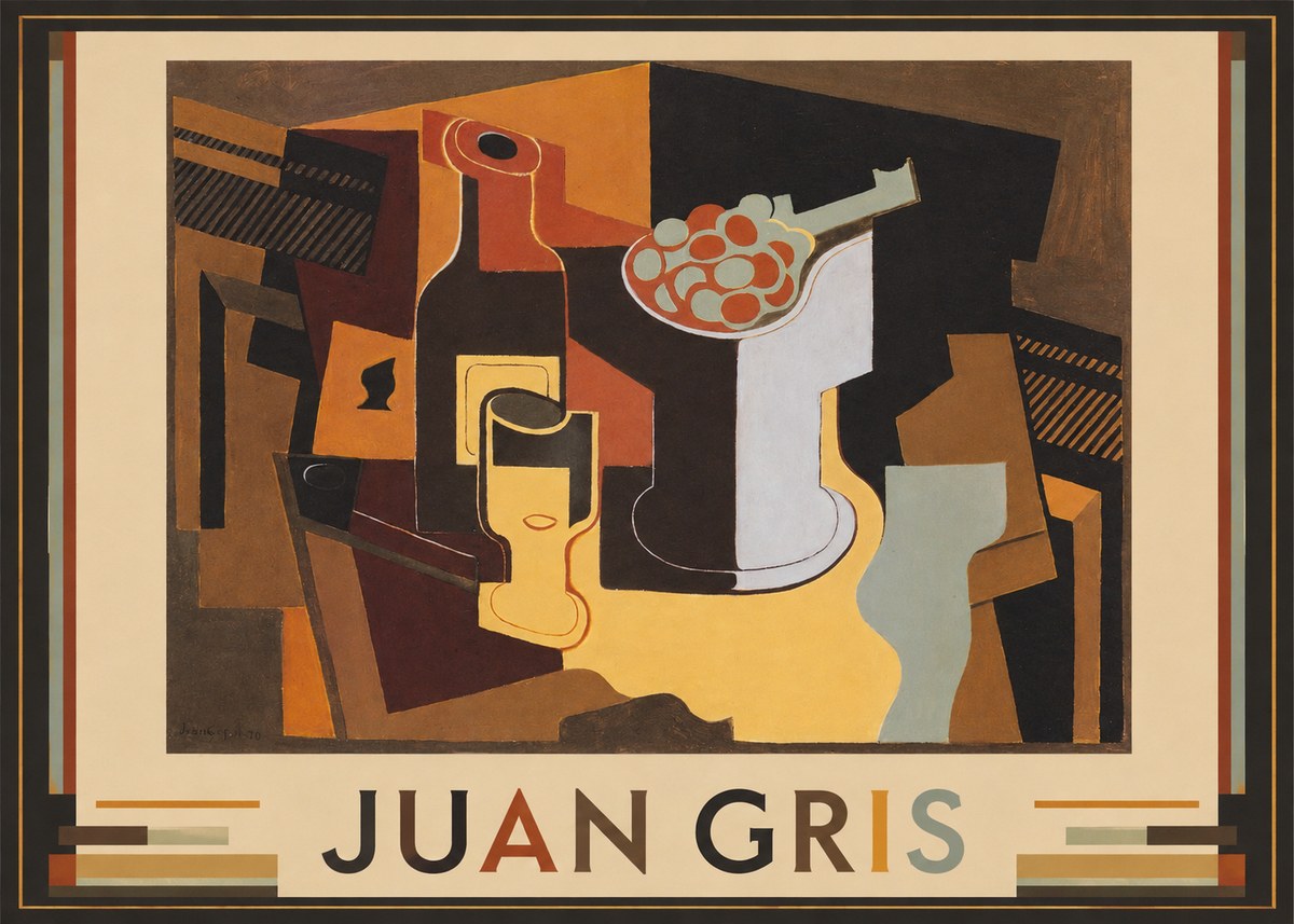 Juan Gris Juan Gris I No5 - Plakát
