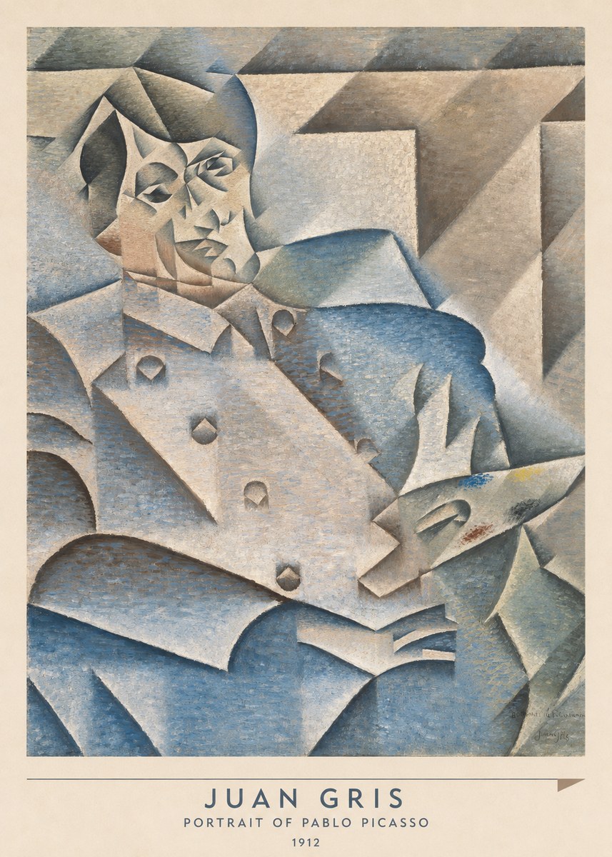 Juan Gris Portrait of Pablo Picasso No6 - Plakát