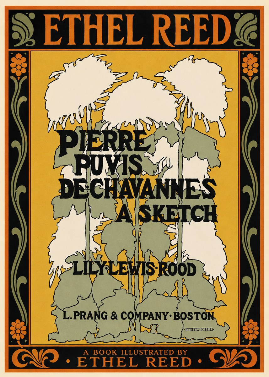 Ethel Reed Pierre Puvis De Chavannes a Sketch No4 - Plakát