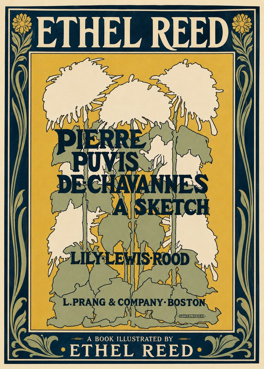 Ethel Reed Pierre Puvis De Chavannes a Sketch No6 - Plakát