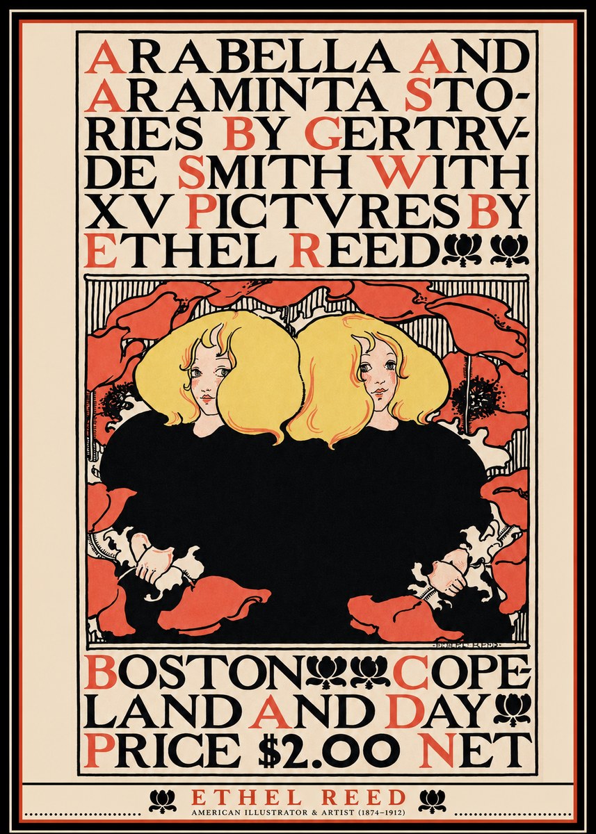 Ethel Reed Arabella and Araminta Stories No1 - Plakát