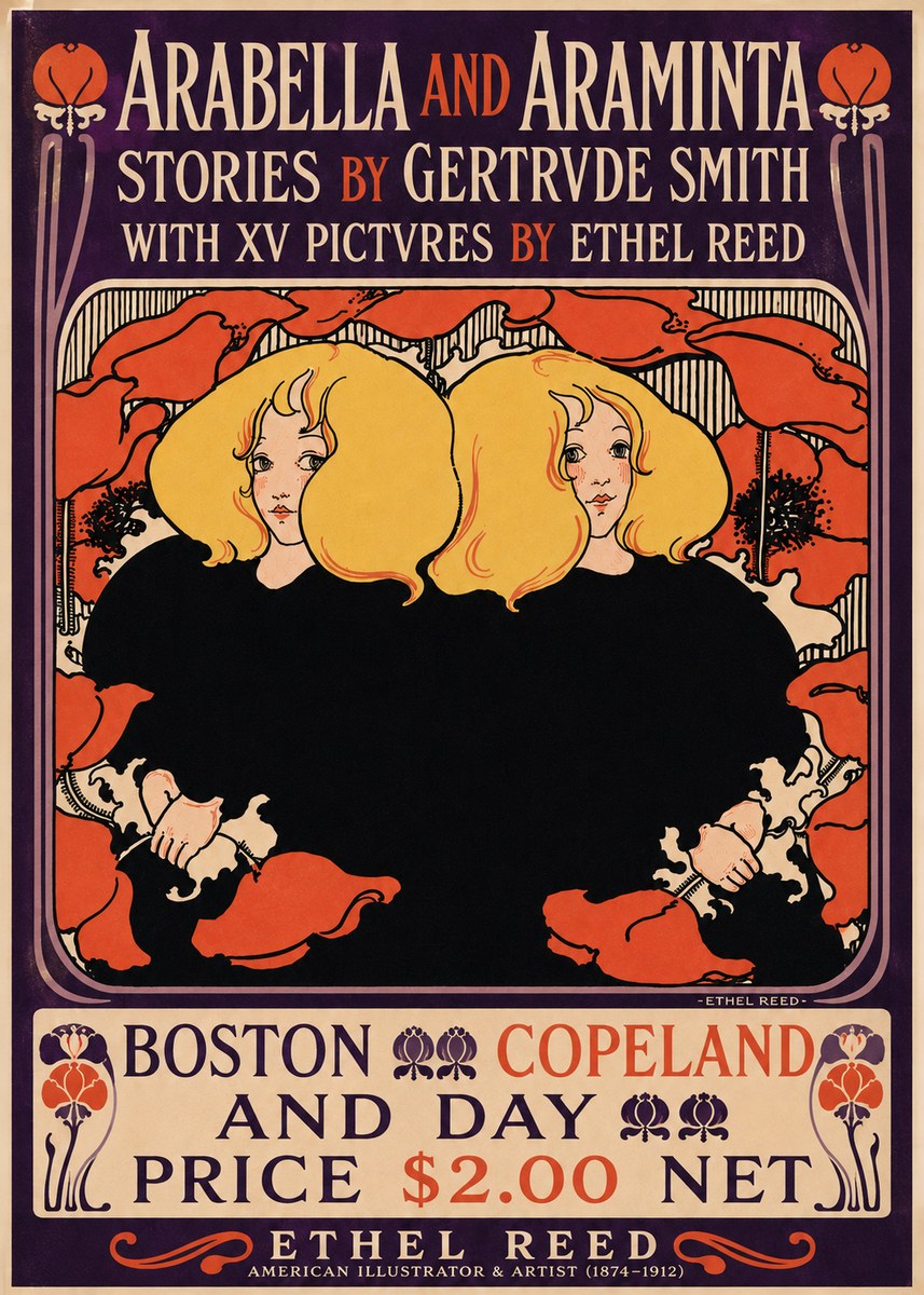Ethel Reed Arabella and Araminta Stories No4 - Plakát
