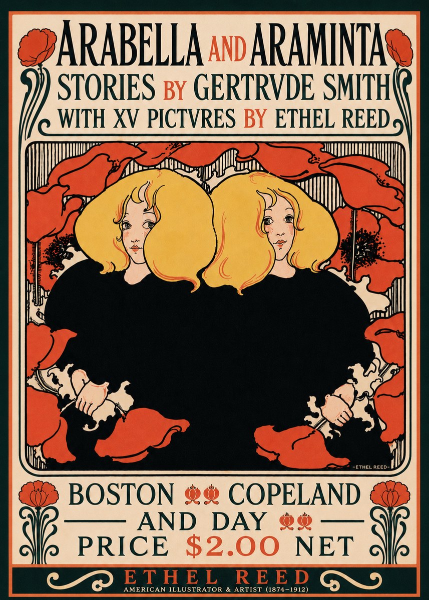 Ethel Reed Arabella and Araminta Stories No6 - Plakát