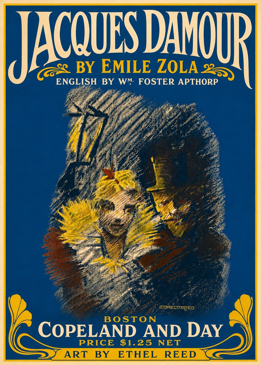 Ethel Reed Jacques Damour No5 - Plakát