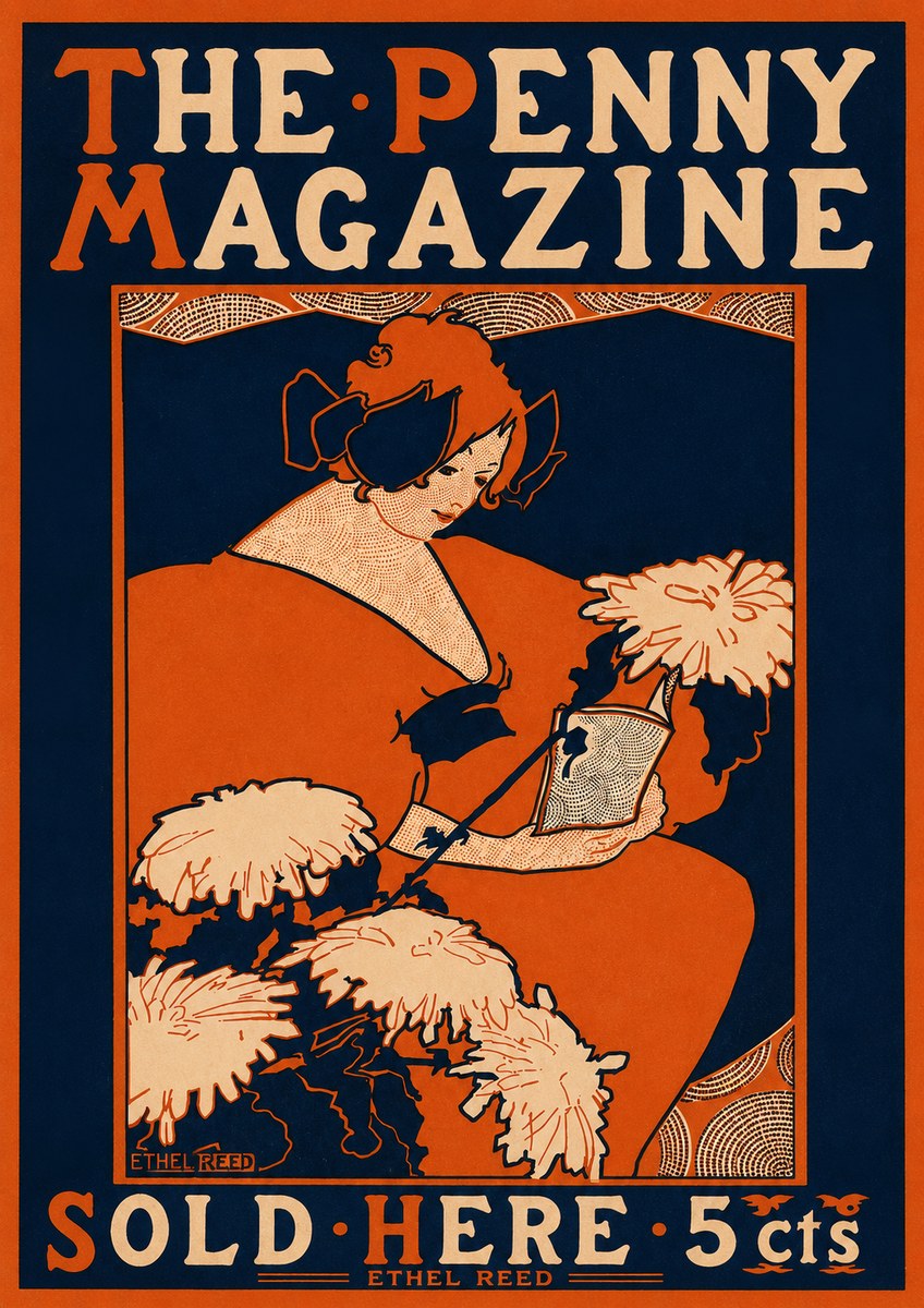 Ethel Reed The Penny Magazine No4 - Plakát