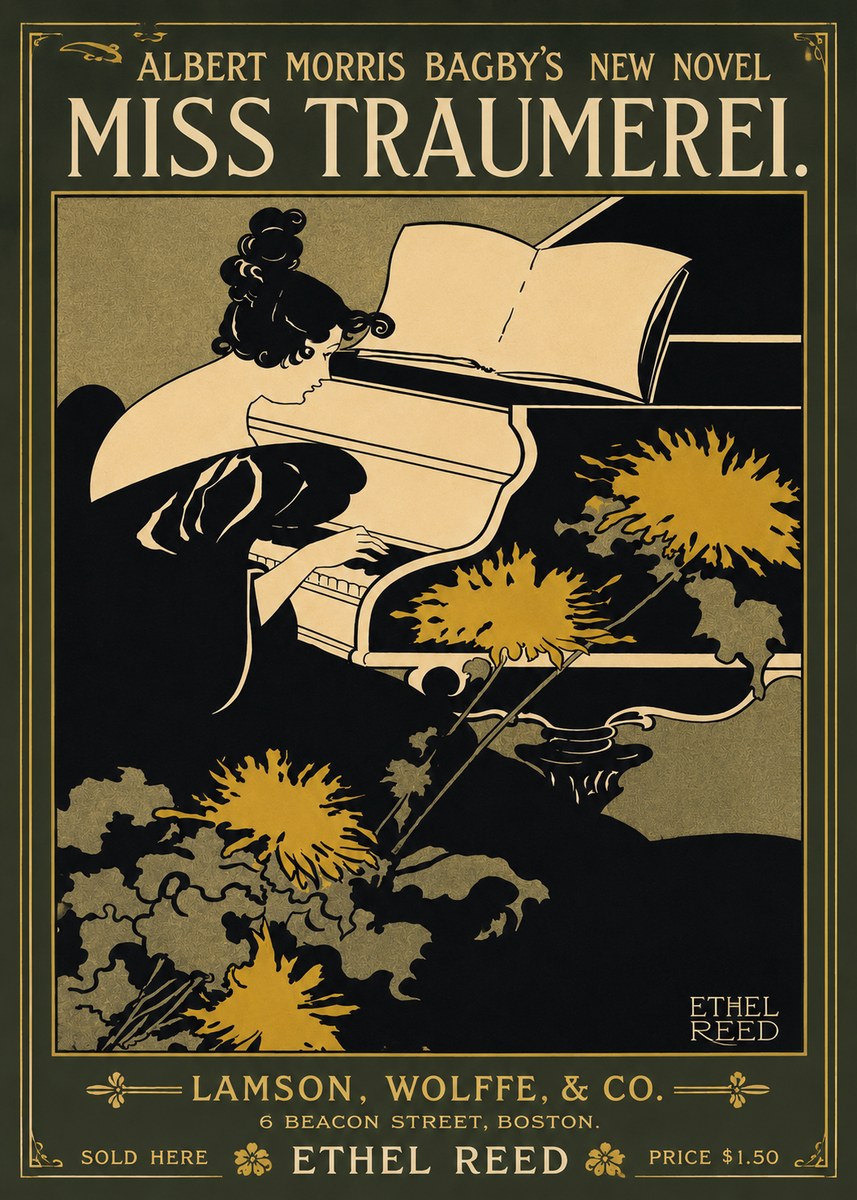 Ethel Reed Miss Traumerei. No3 - Plakát