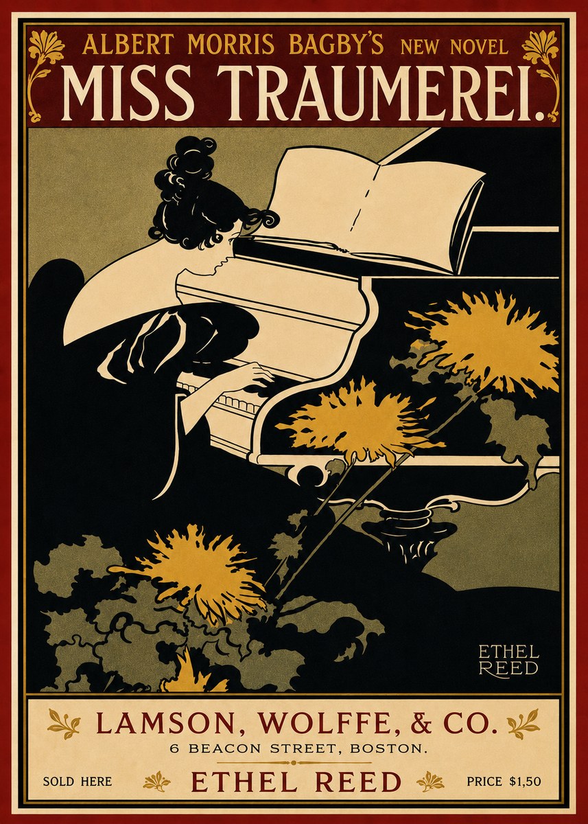 Ethel Reed Miss Traumerei. No6 - Plakát