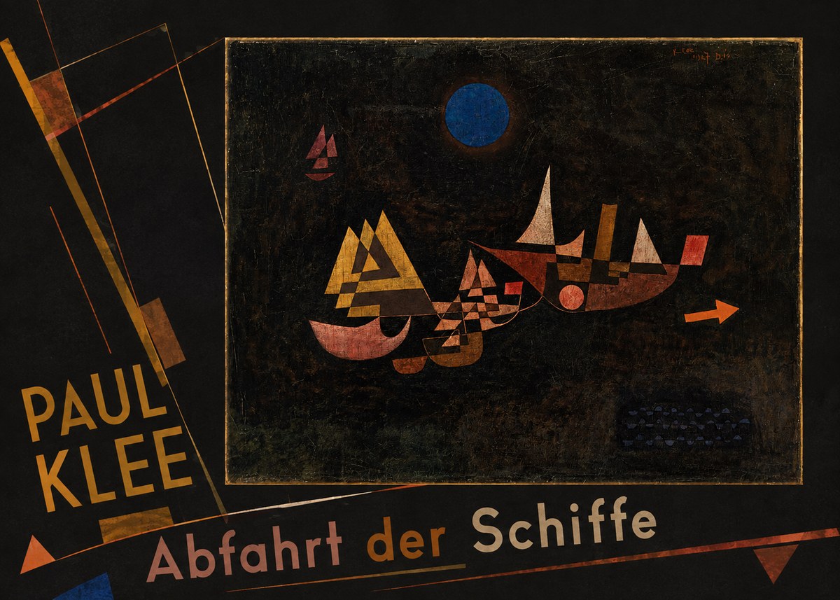 Paul Klee Abfahrt Der Schiffe No5 - Plakát