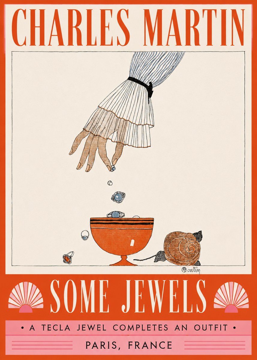 Charles Martin Some Jewels No2 - Plakát