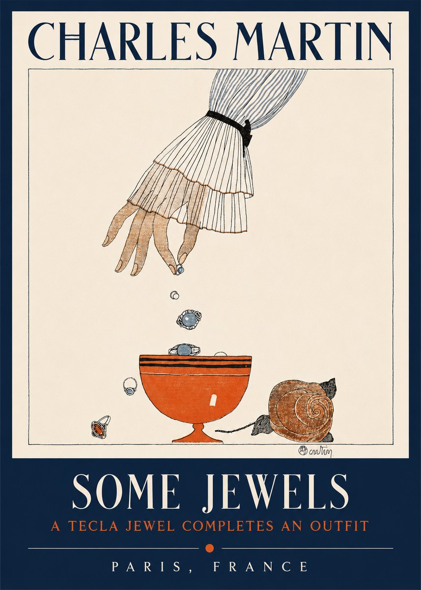 Charles Martin Some Jewels No3 - Plakát