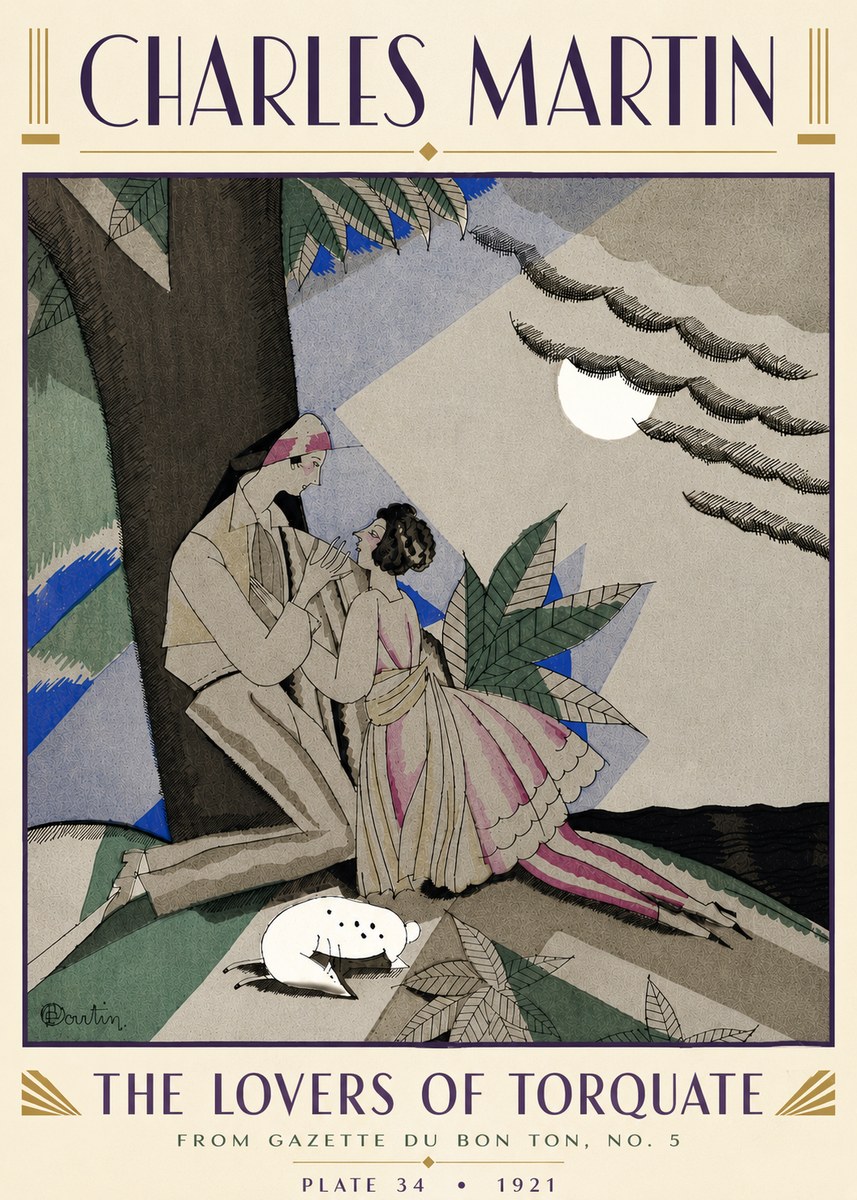 Charles Martin The Lovers of Torquate No5 - Plakát