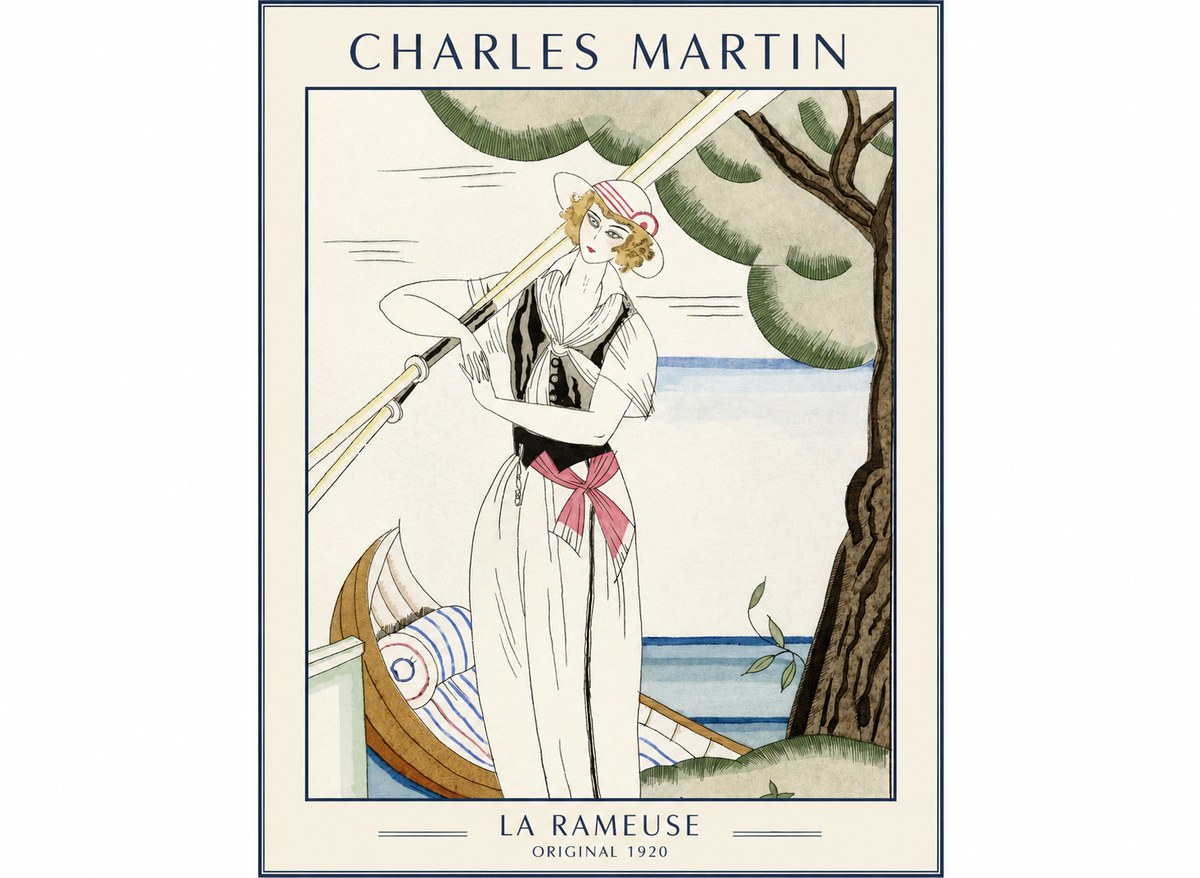 Charles Martin La Rameuse No1 - Plakát