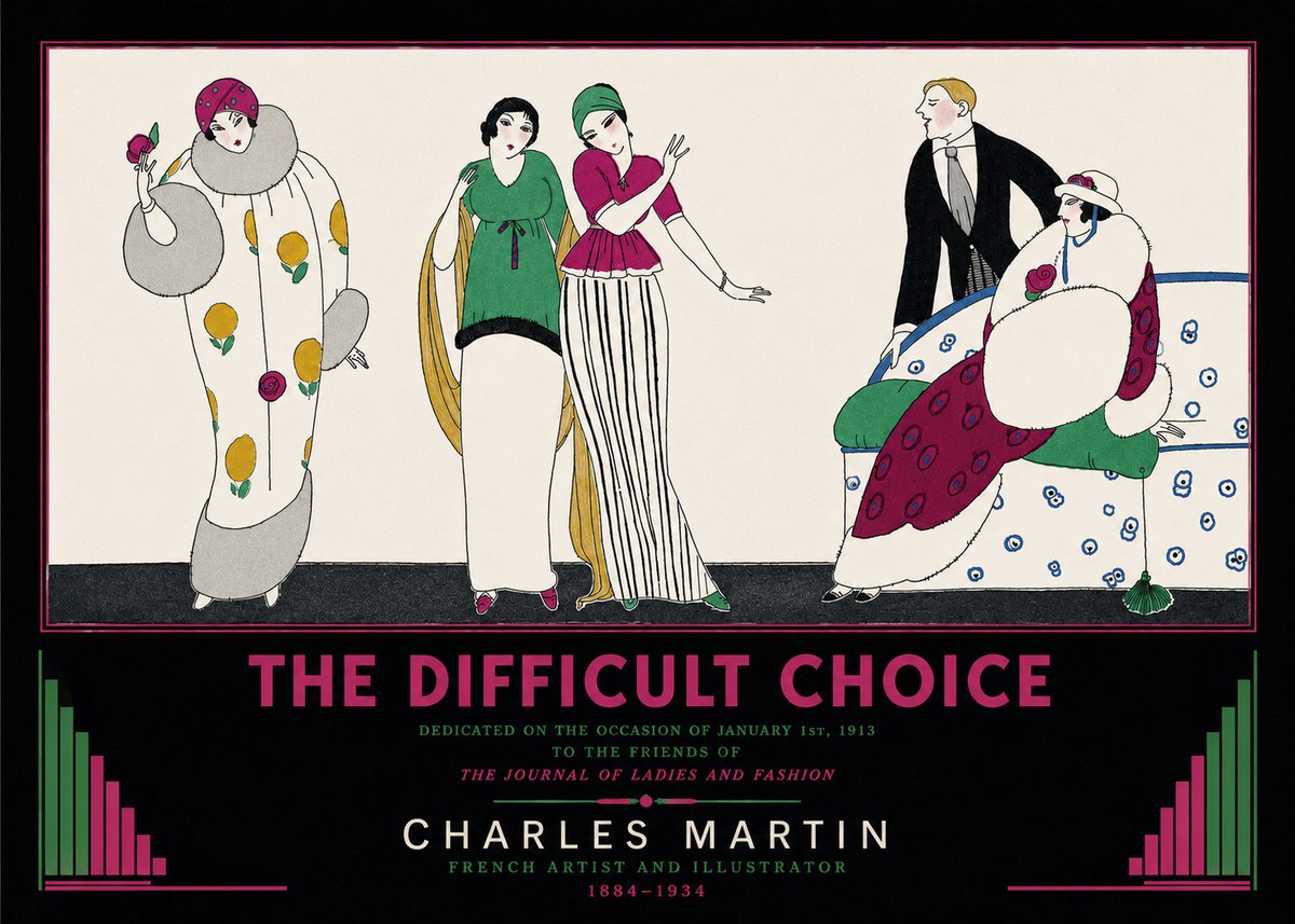 Charles Martin The Difficult Choice No3 - Plakát