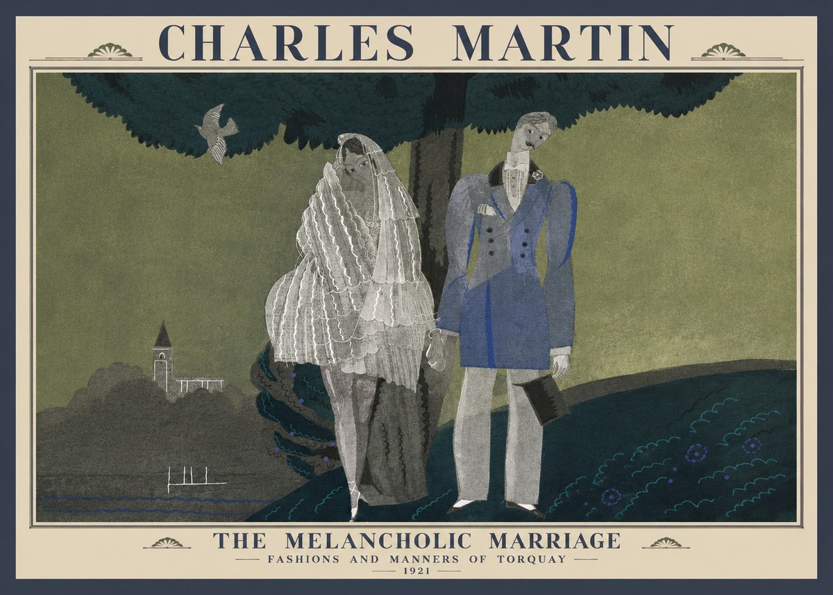 Charles Martin The Melancholic Marriage No1 - Plakát