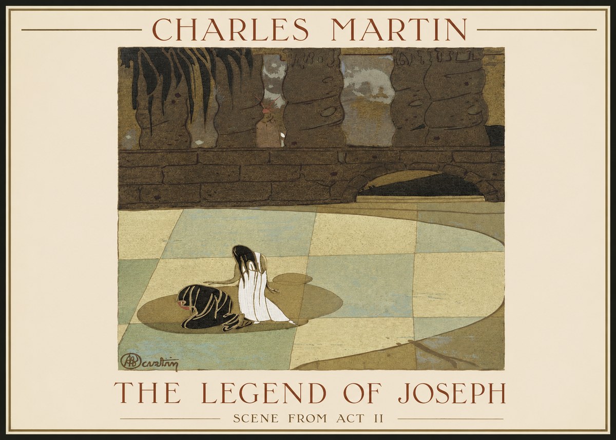 Charles Martin The Legend of Joseph - Scene from Act Ii No1 - Plakát