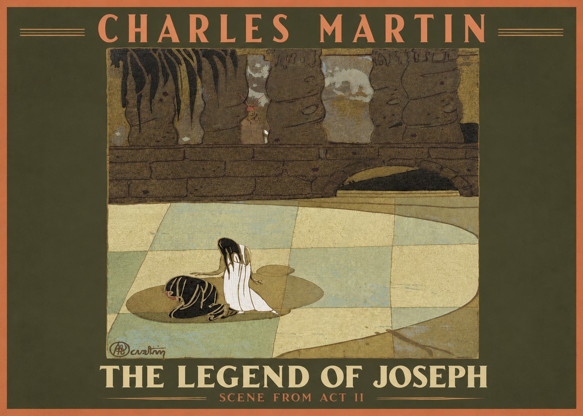 Charles Martin The Legend of Joseph - Scene from Act Ii No2 - Plakát