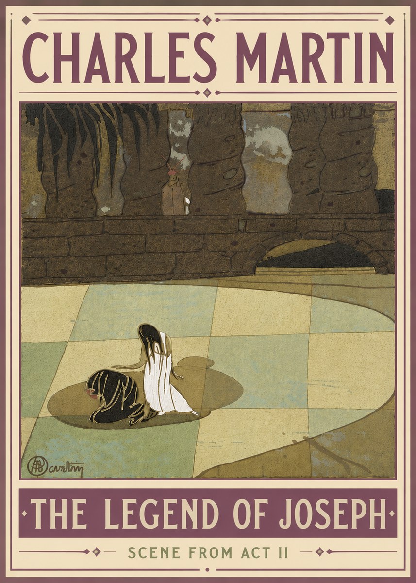 Charles Martin The Legend of Joseph - Scene from Act Ii No5 - Plakát