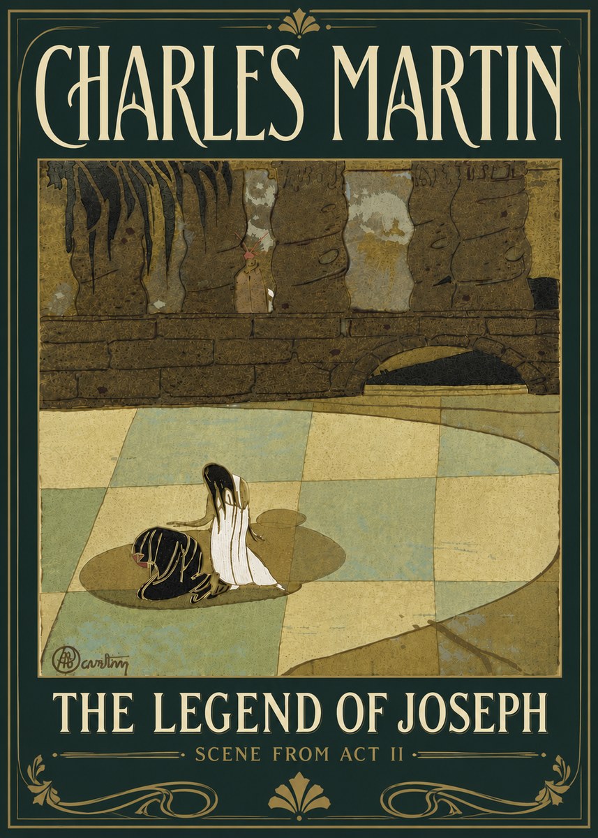 Charles Martin The Legend of Joseph - Scene from Act Ii No6 - Plakát
