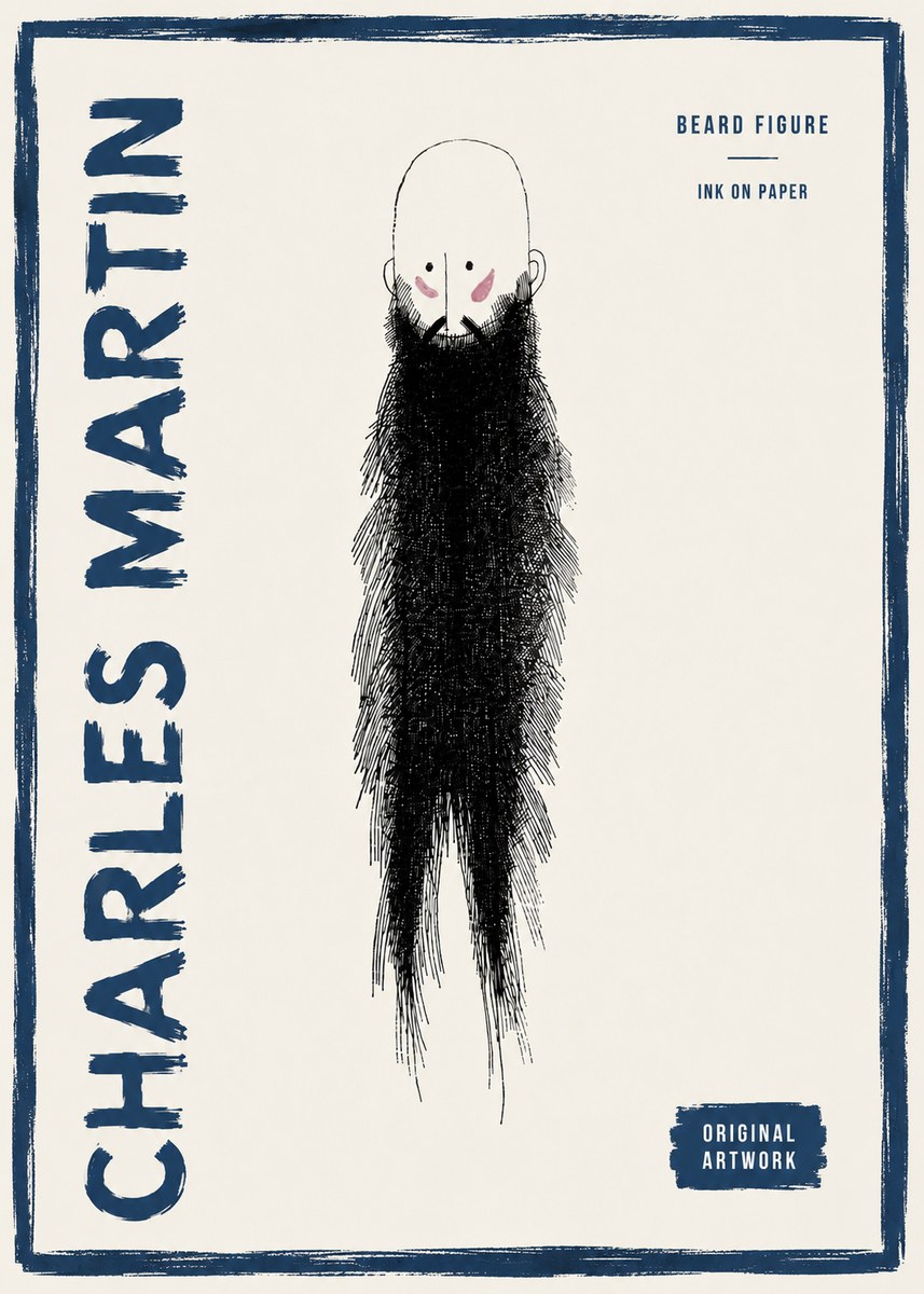 Charles Martin Beard Figure No4 - Plakát