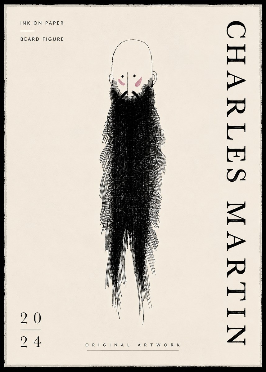 Charles Martin Beard Figure No6 - Plakát