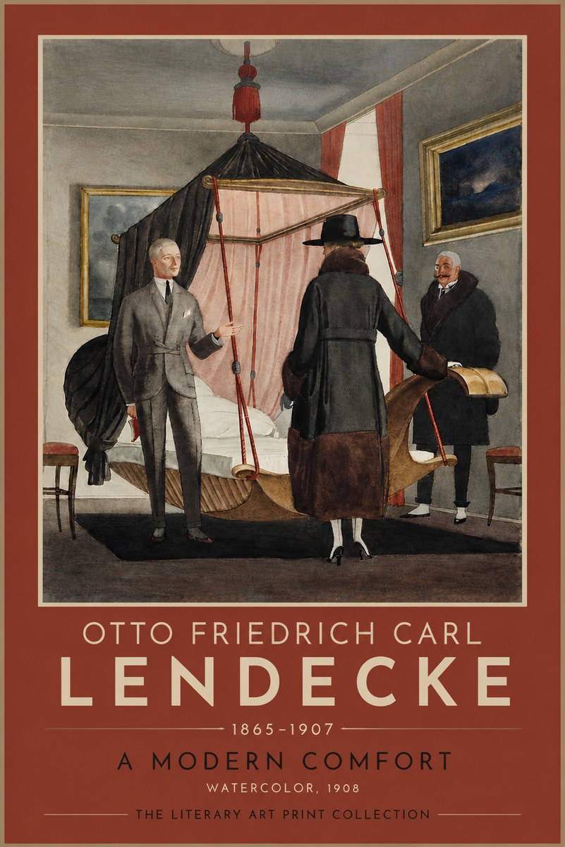 Otto Friedrich Carl Lendecke A Modern Comfort No4 - Plakát