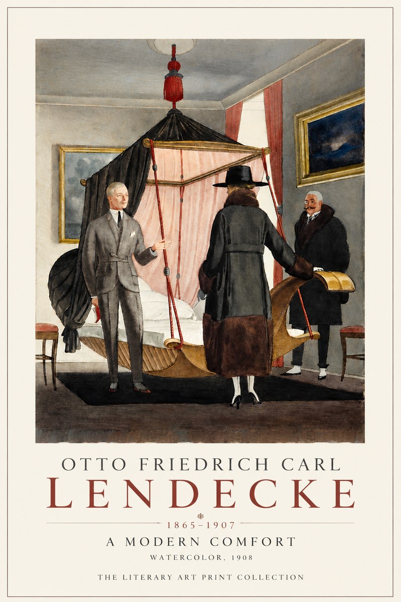 Otto Friedrich Carl Lendecke A Modern Comfort No5 - Plakát