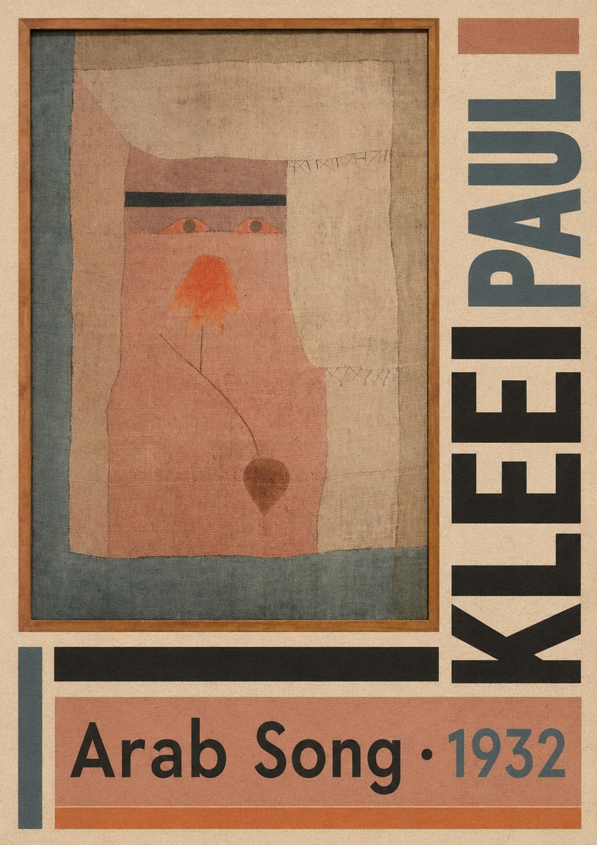 Paul Klee Arab Song No5 - Plakát