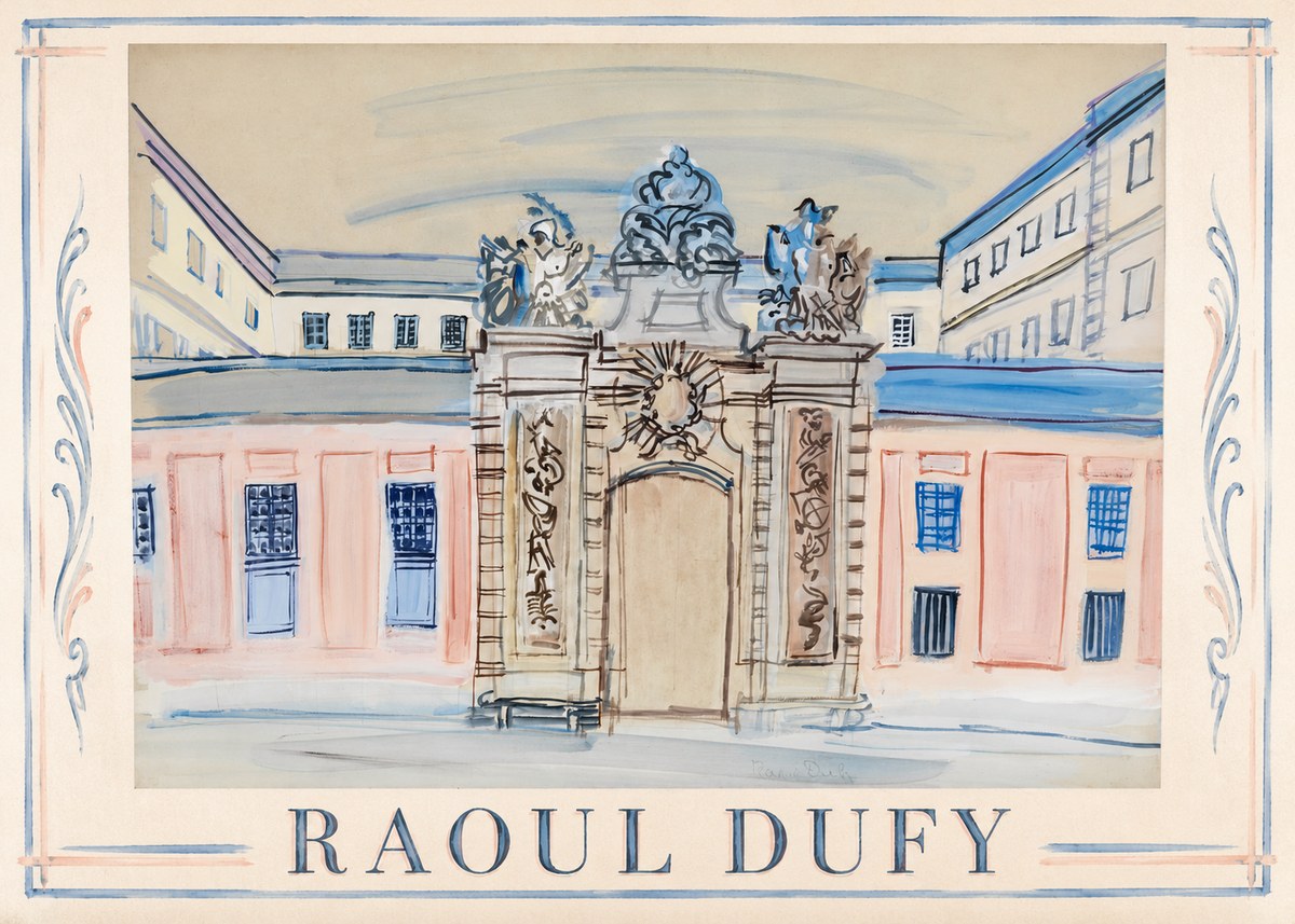Raoul Dufy Versailles, the Grand Trianon No1 - Plakát