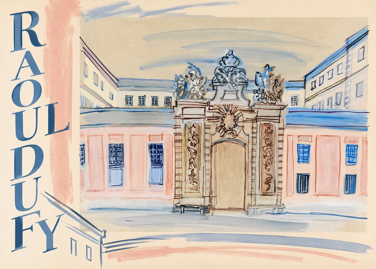 Raoul Dufy Versailles, the Grand Trianon No2 - Plakát
