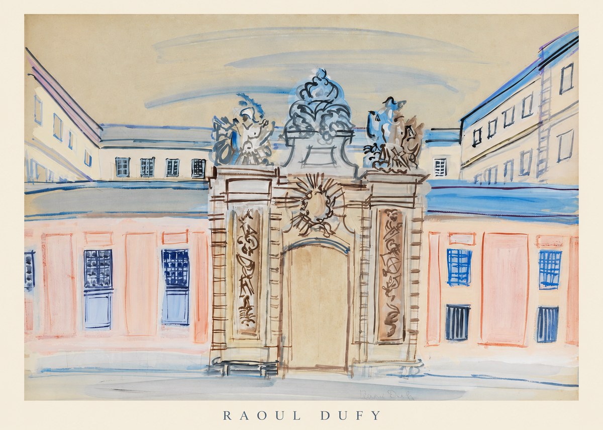Raoul Dufy Versailles, the Grand Trianon No6 - Plakát