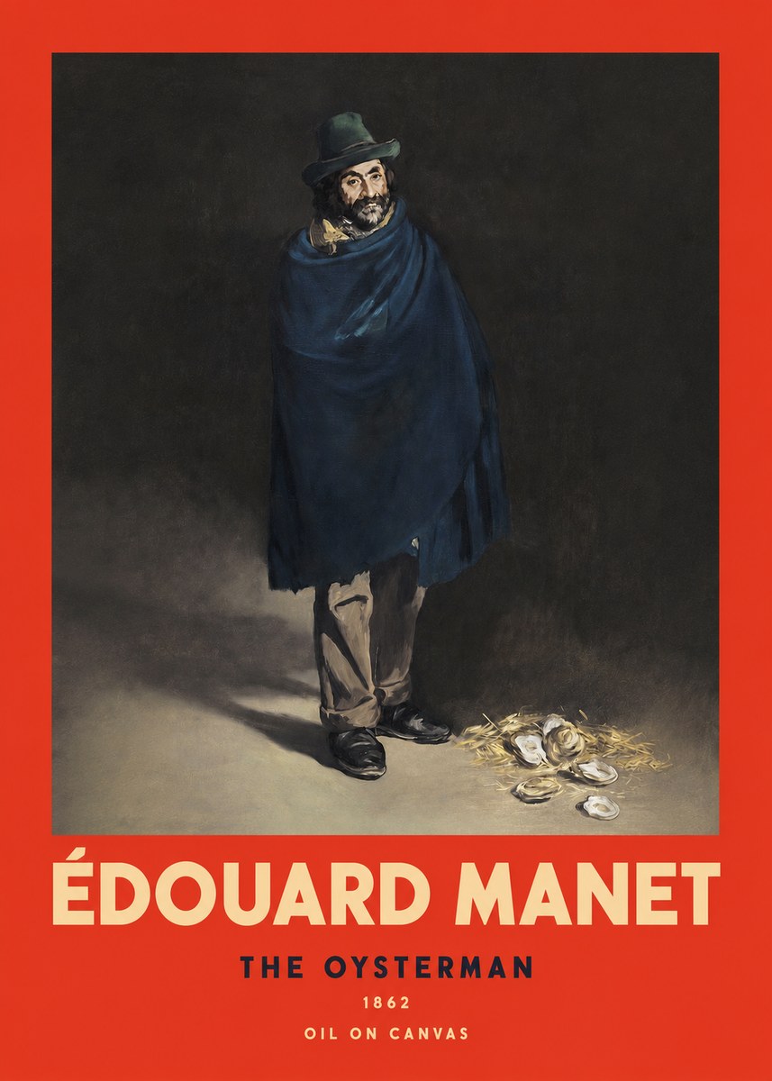 Édouard Manet The Oysterman No2 - Plakát