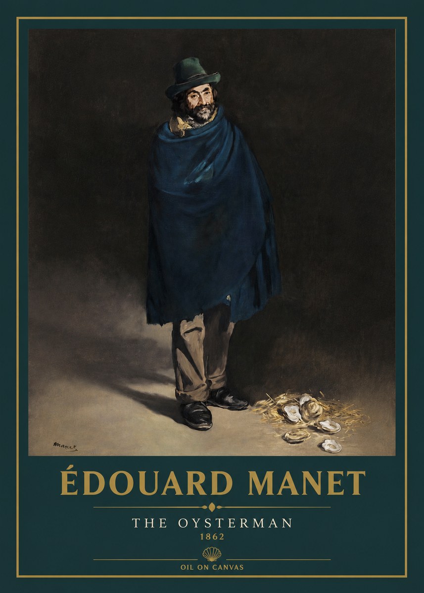 Édouard Manet The Oysterman No3 - Plakát