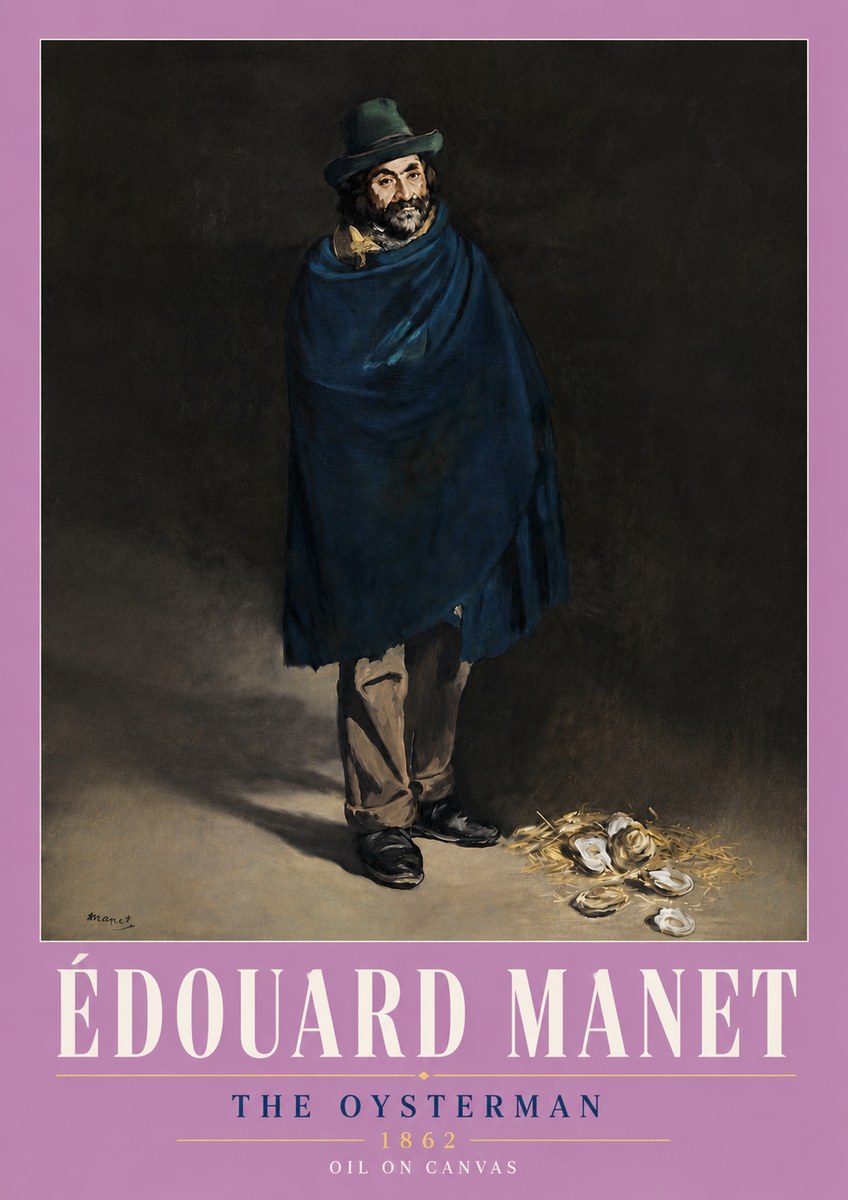Édouard Manet The Oysterman No6 - Plakát