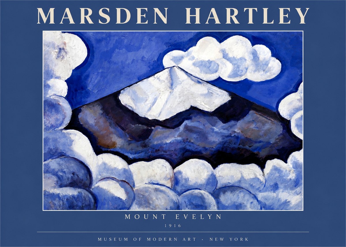 Marsden Hartley Mount Evelyn No3 - Plakát
