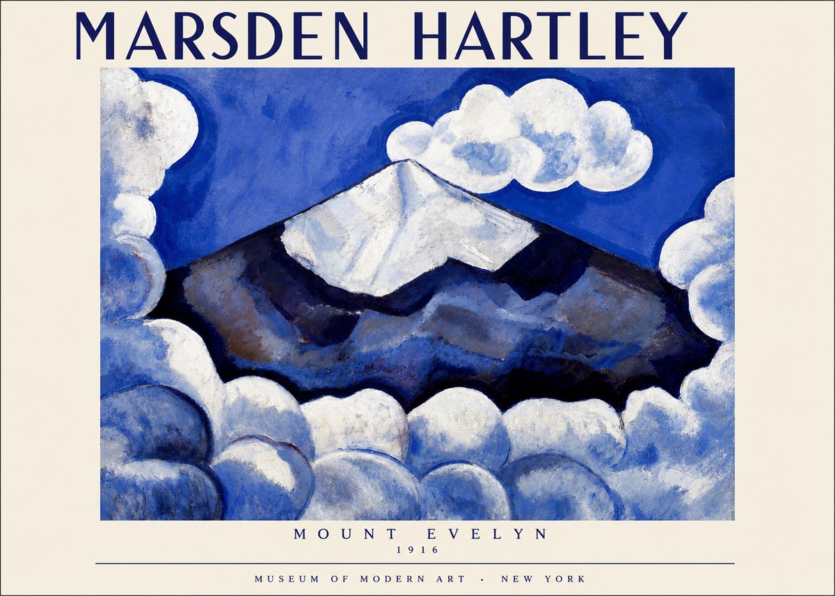 Marsden Hartley Mount Evelyn No4 - Plakát
