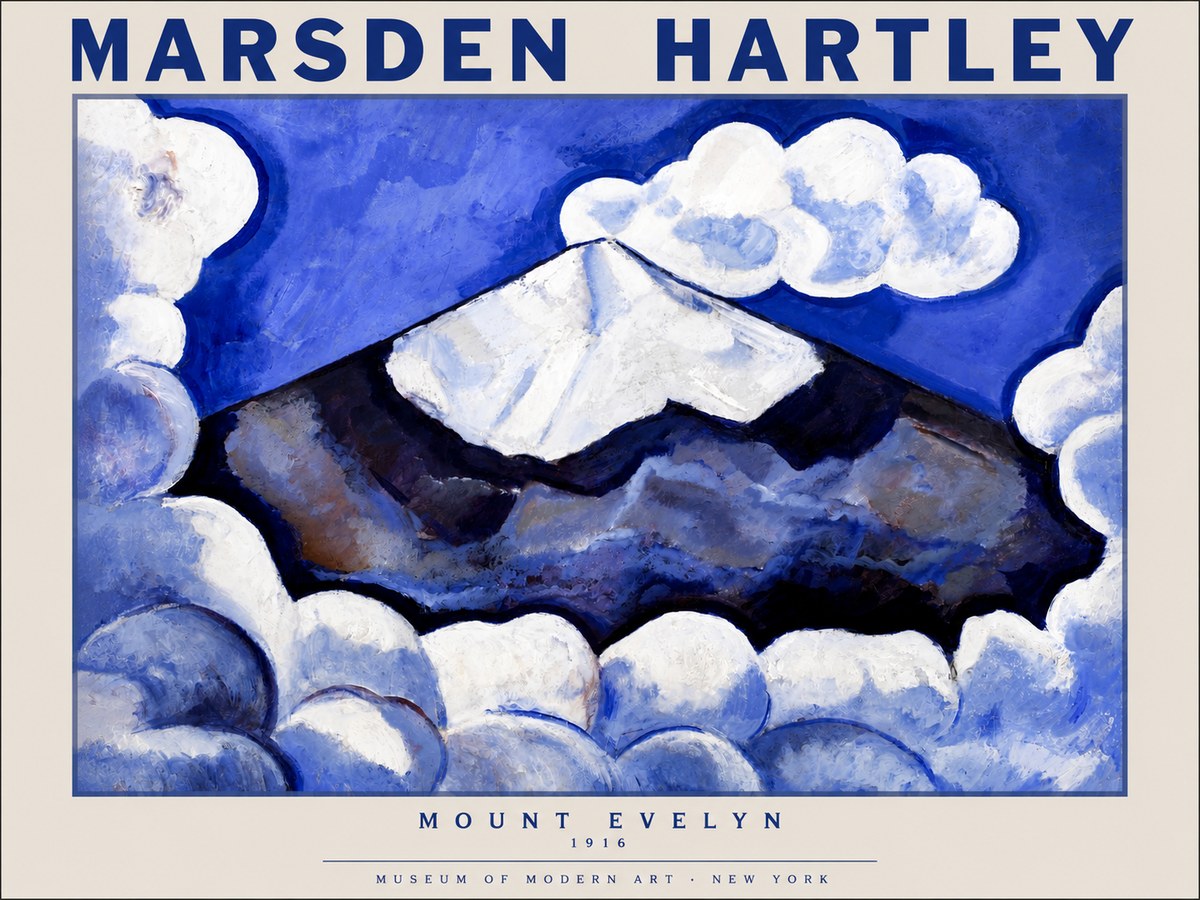 Marsden Hartley Mount Evelyn No5 - Plakát