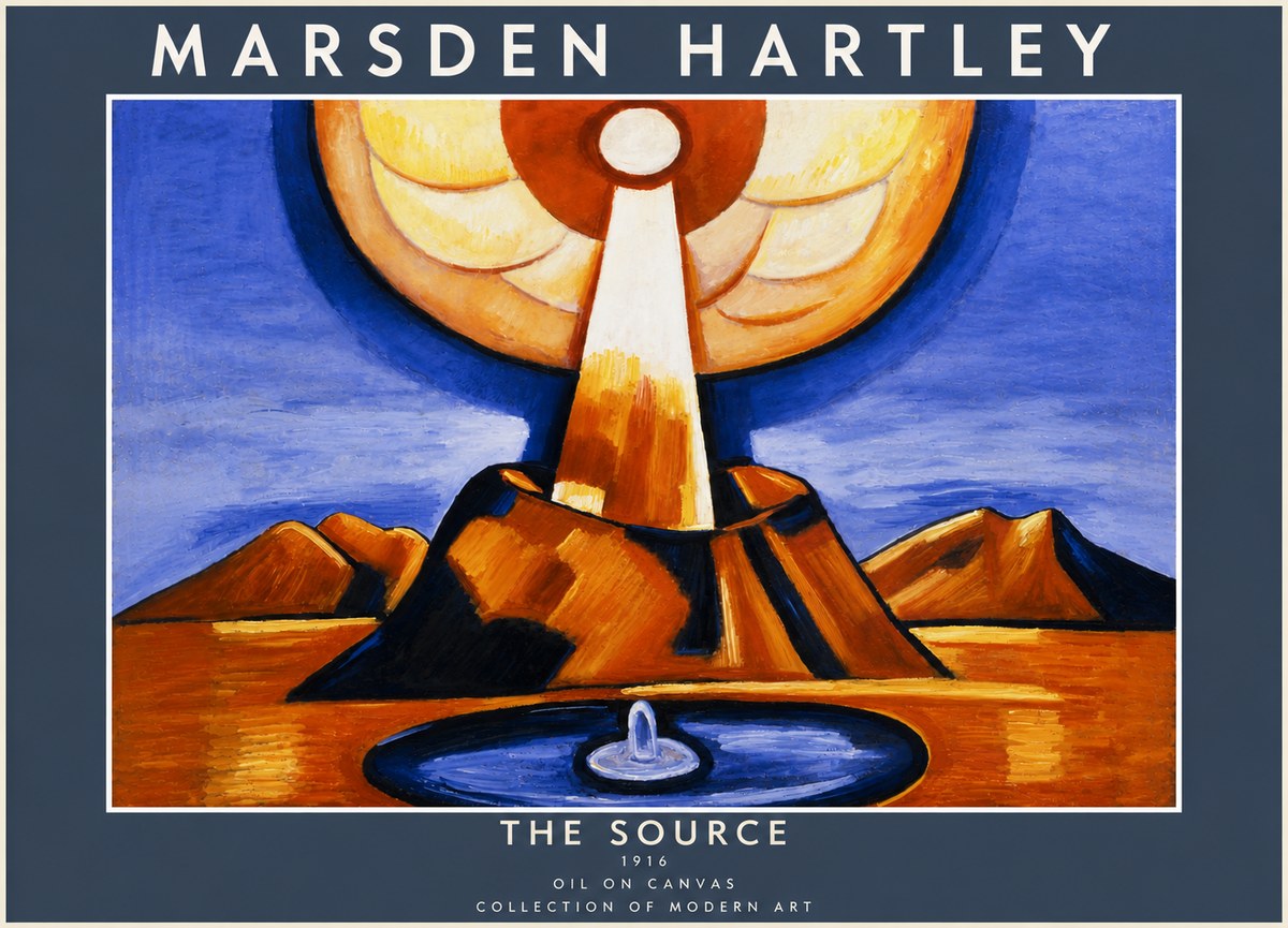 Marsden Hartley The Source No3 - Plakát