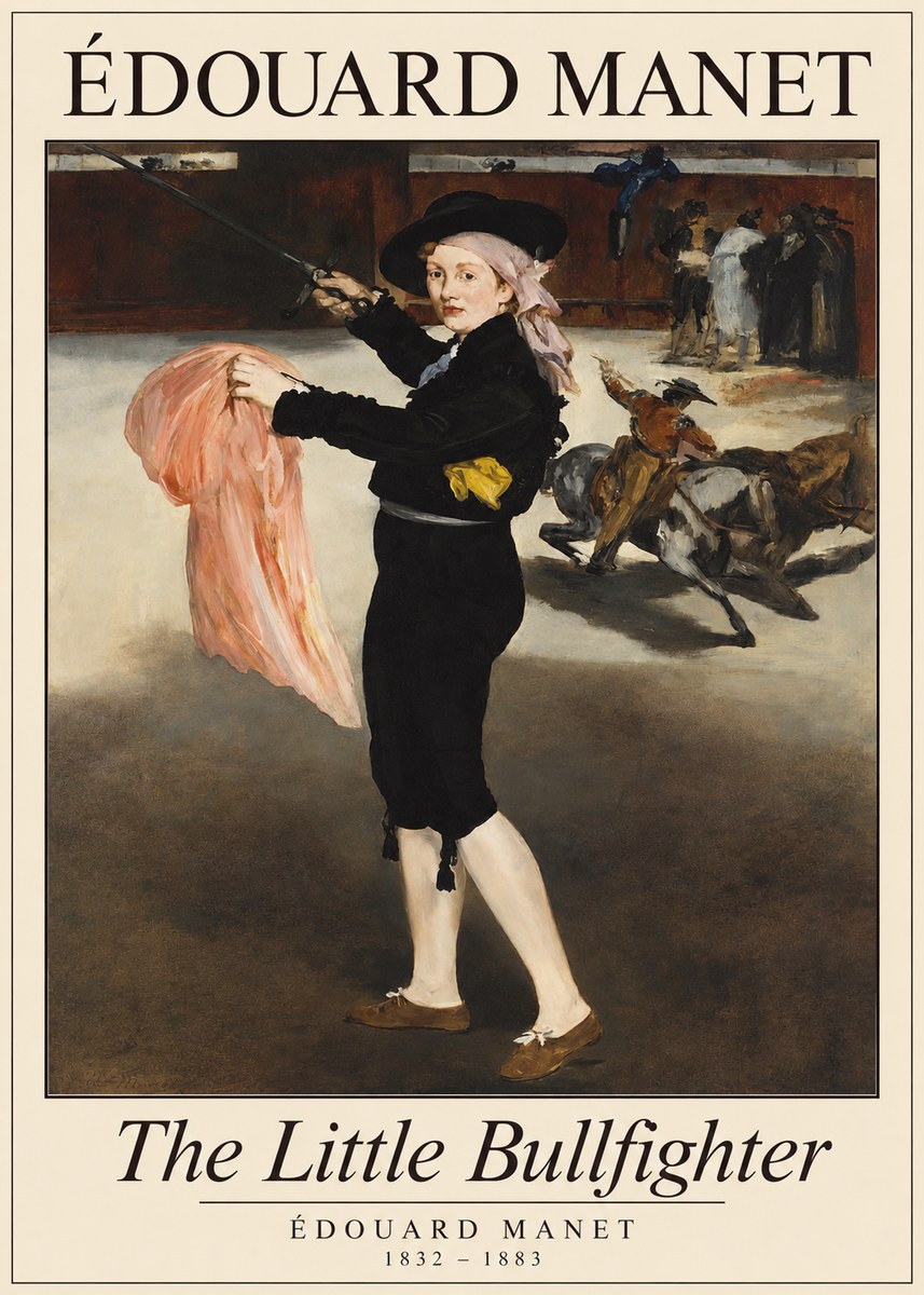 Édouard Manet The Little Bullfighter No1 - Plakát