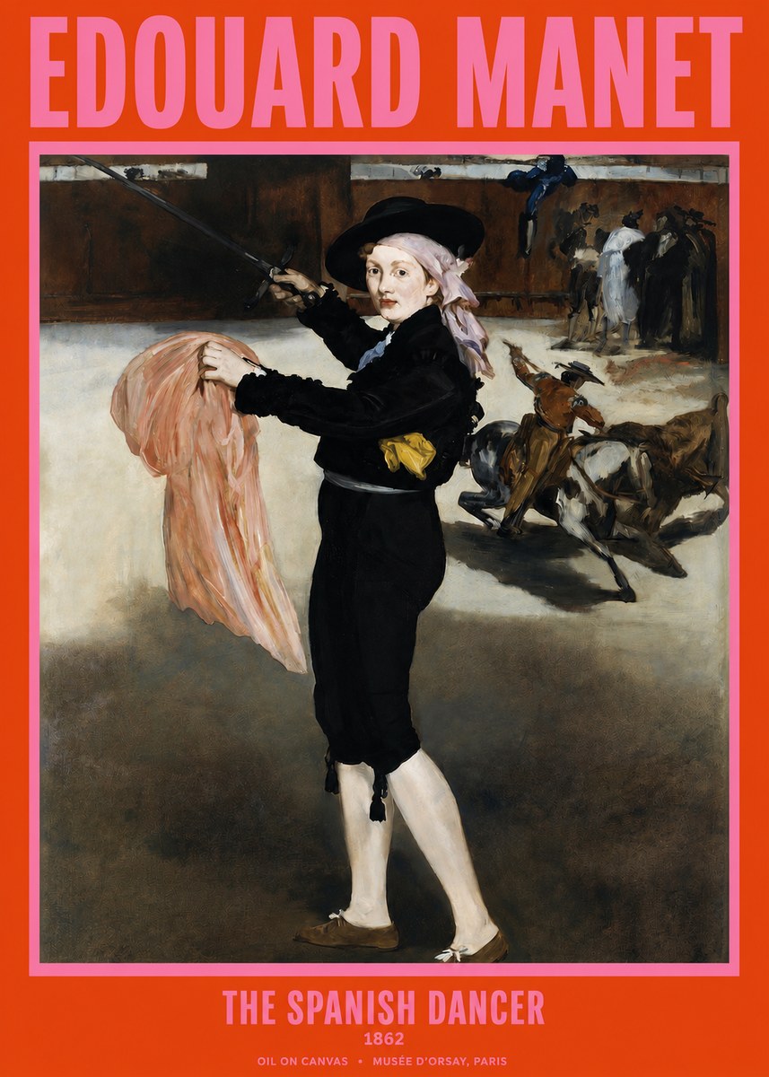 Édouard Manet The Little Bullfighter No3 - Plakát