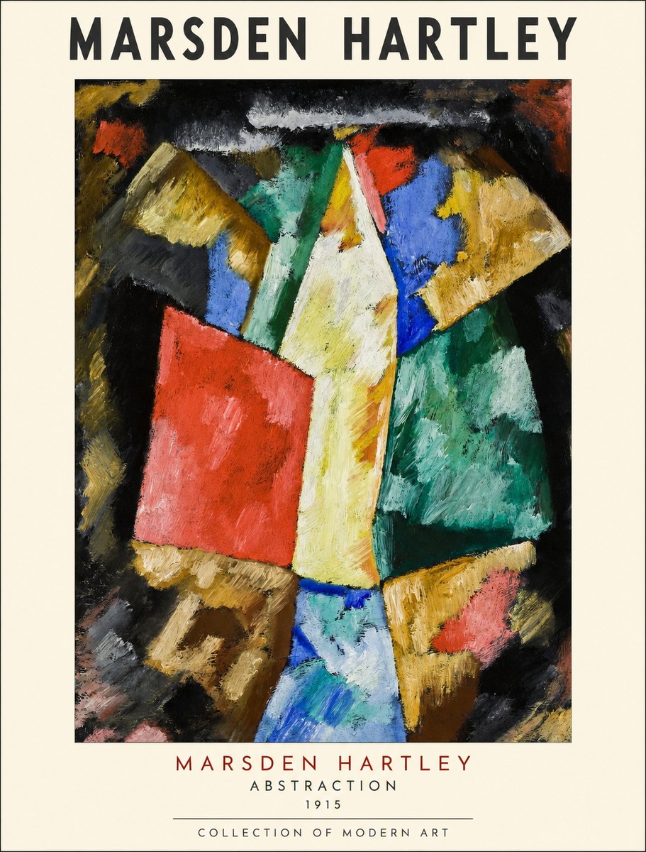 Marsden Hartley Abstraction No1 - Plakát