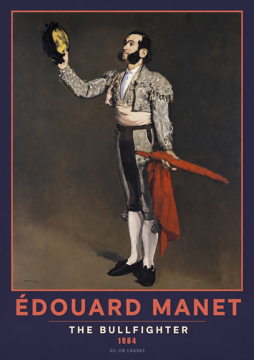 Édouard Manet The Bullfighter No3 - Plakát