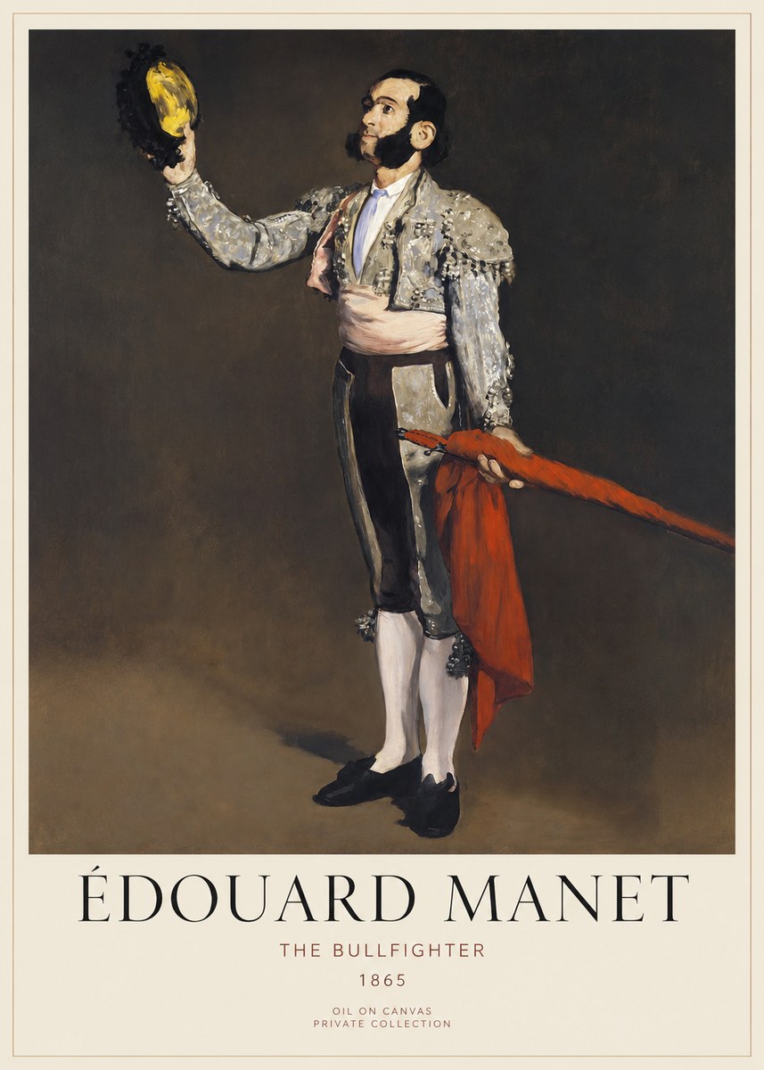 Édouard Manet The Bullfighter No6 - Plakát
