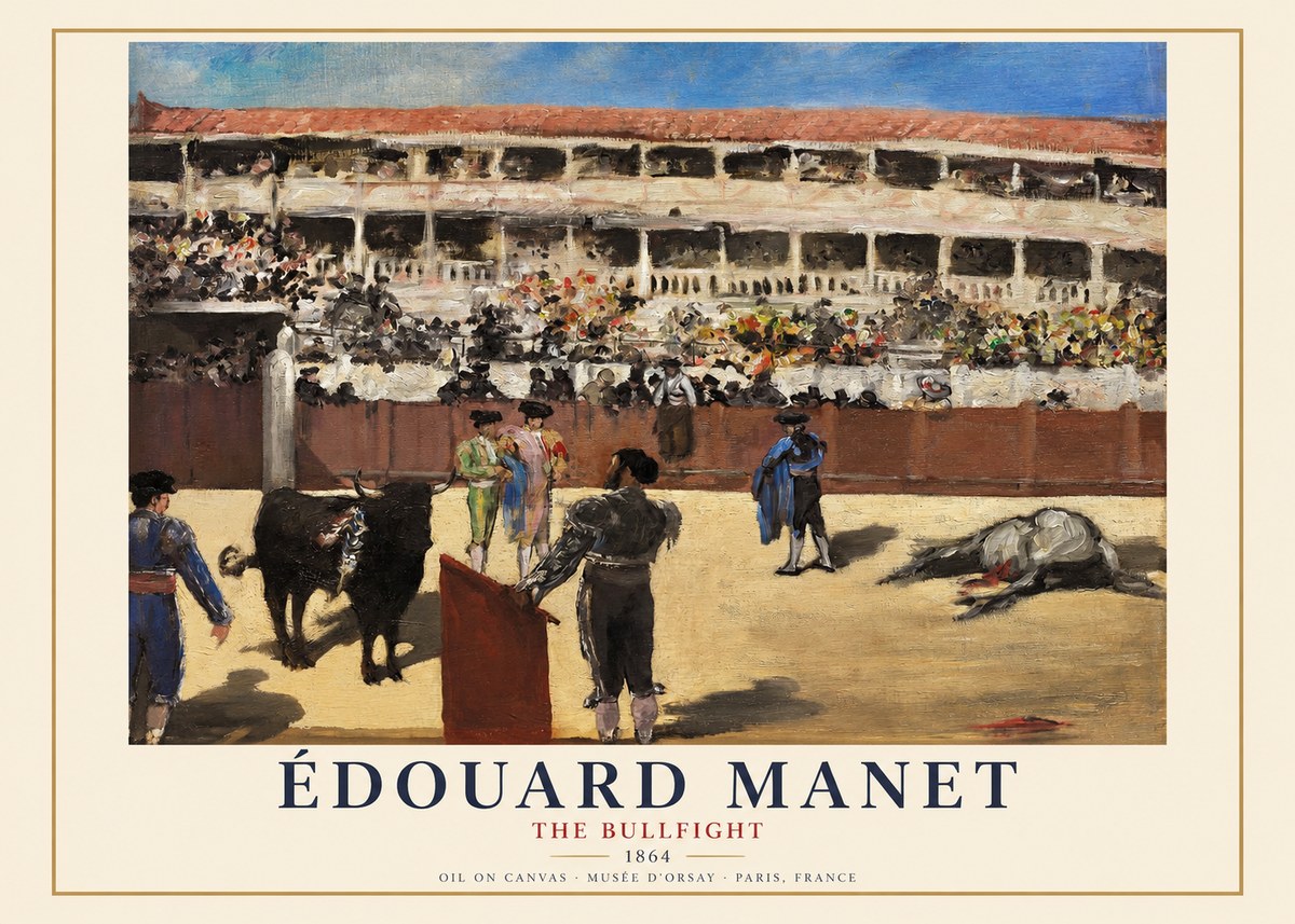 Édouard Manet The Bullfight II No1 - Plakát