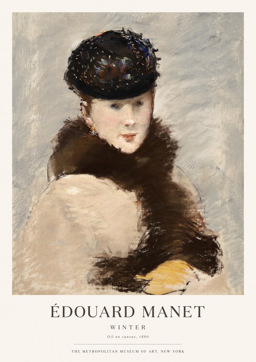 Édouard Manet Winter No1 - Plakát