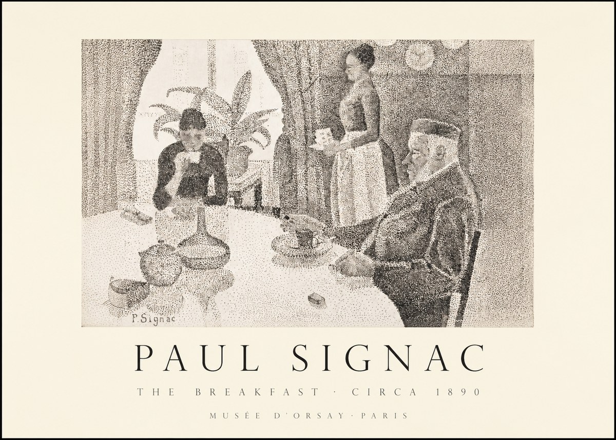 Signac The Breakfast No1 - Plakát