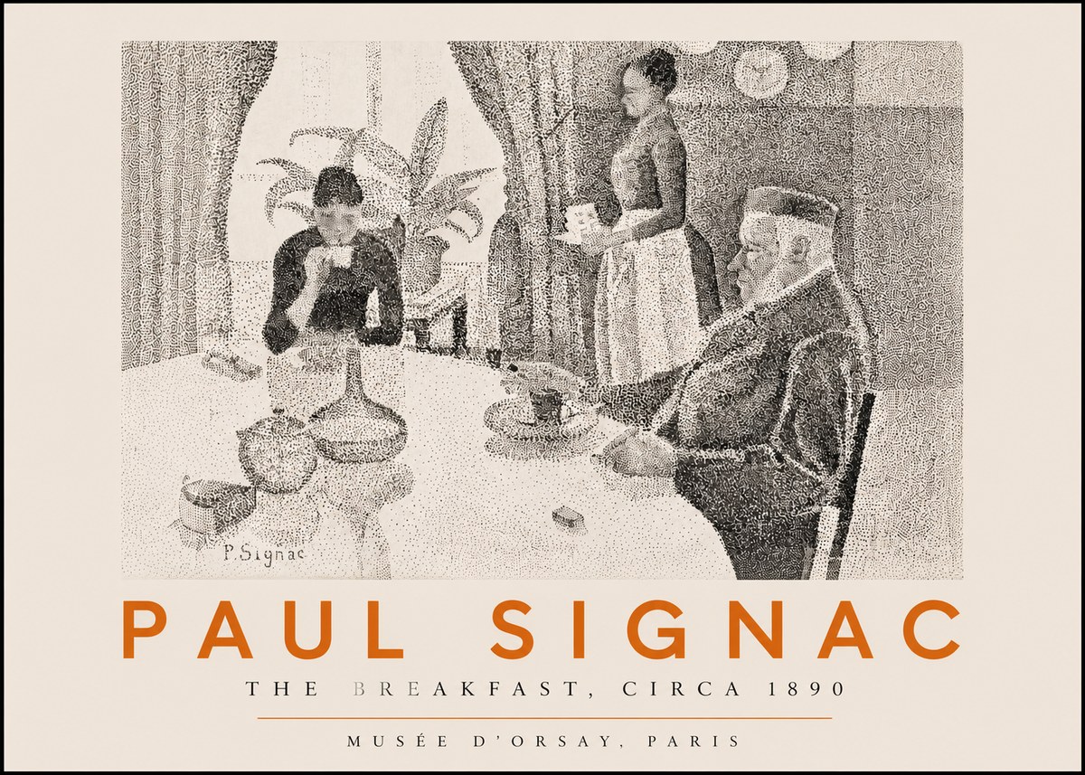 Signac The Breakfast No3 - Plakát