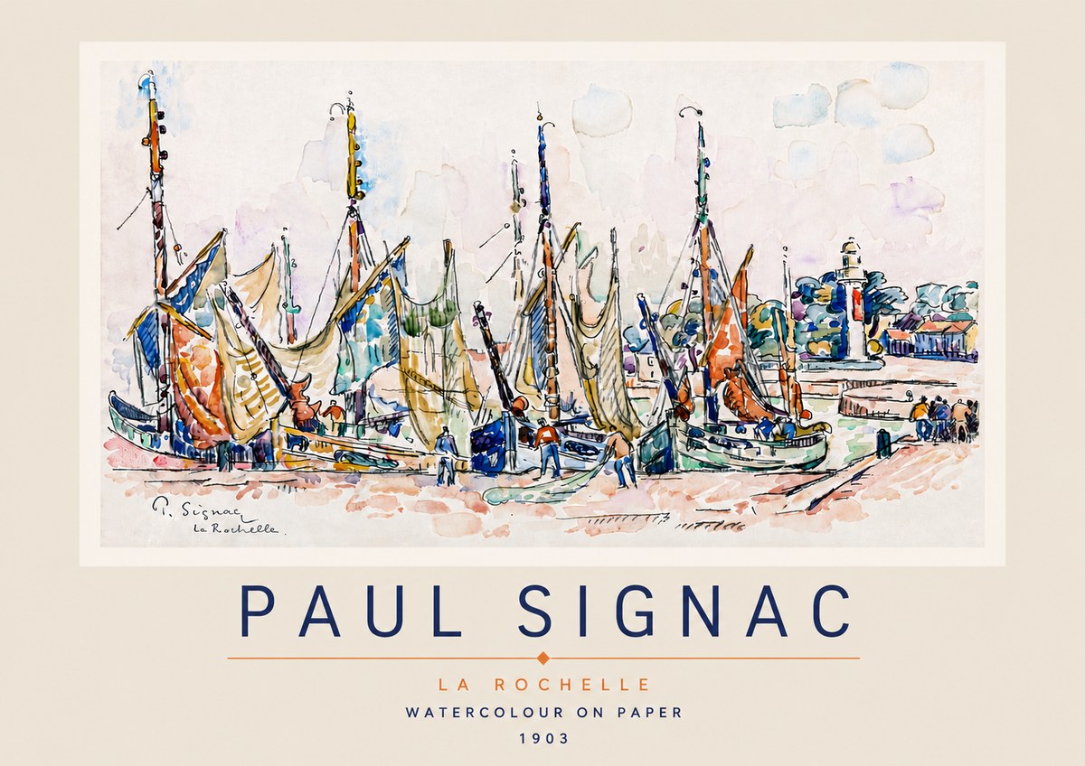 Signac La Rochelle I No3 - Plakát