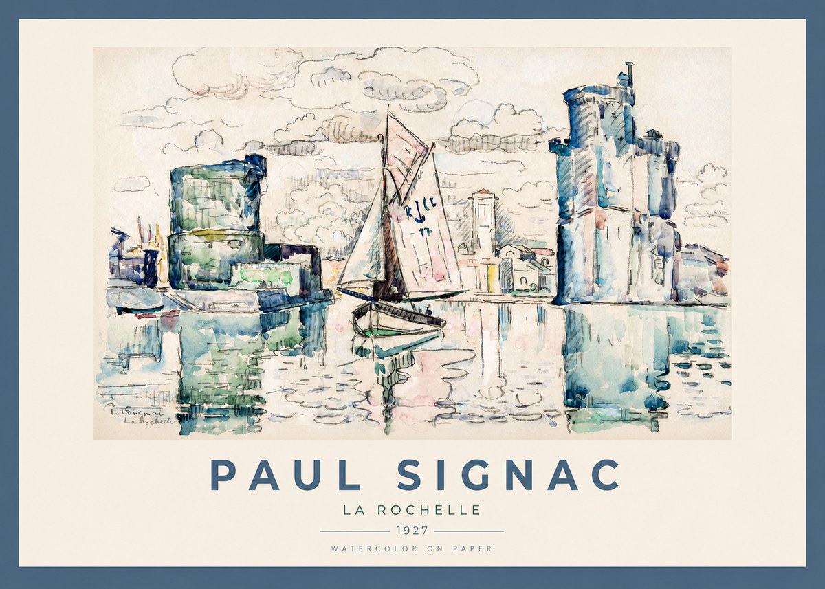Signac La Rochelle II No2 - Plakát
